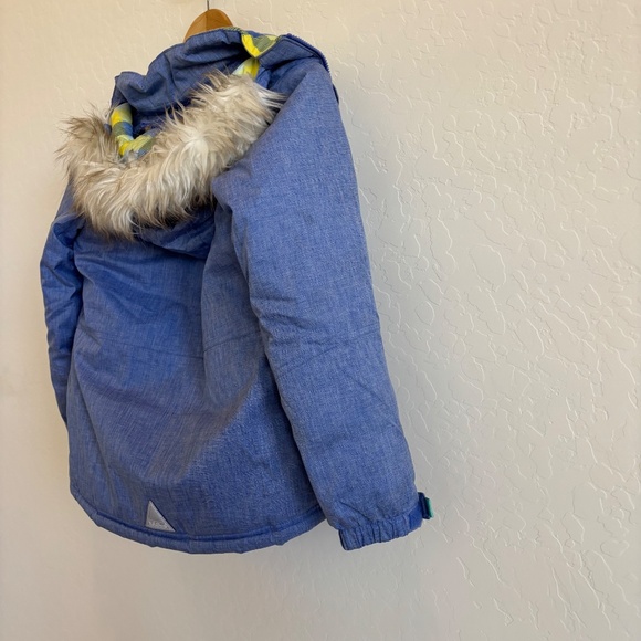 L.L.Bean Maine Mountain Parka , ski resort, size M 10/12, Blue - Picture 11 of 12